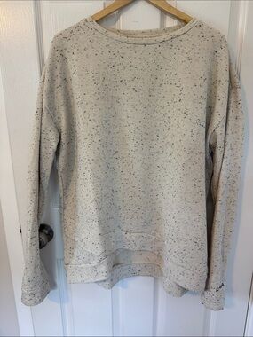 KIAVA Speckled Cream Crewneck Sweater